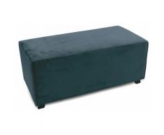 Panca In Velluto 100x48x44 Cm Soriani Blu