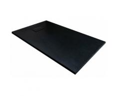 Piatto Doccia 80x140 Cm Effetto Pietra Valassi Slate Stone Grigio Antracite