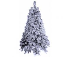 Albero Di Natale Artificiale Innevato 210 Cm 2155 Rami 600 Led Bianco Freddo Manieri Elbert