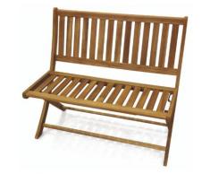 Panca Da Giardino Pieghevole 104x61x90 Cm In Legno Di Acacia Soriani Bali
