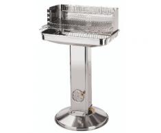 Barbecue A Carbone Con Griglia 54x34cm In Acciaio Soriani Sun-day