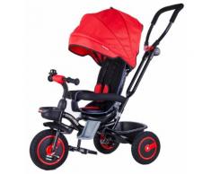 Passeggino Triciclo Seggiolino Reversibile 4 In 1 Boso Happy Kids Rosso