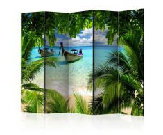 Paravento 5 Pannelli - Tropical Paradise Ii 225x172cm Erroi