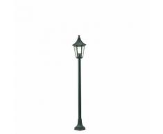 Lampada Palo Paletto Per Giardino Colore Nero Per Esterno Linea Pagoda Sovil