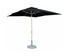 Ombrellone Da Giardino In Alluminio Lucido 3x3m Morel Nero