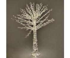 Albero Di Natale Luminoso Con 1016 Led Bianco Caldo H150cm Adami Cristallo