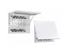 Stendibiancheria Da Parete Quadro Magico 60x45 Cm Con 10 Grucce Giotto Magic Bianco