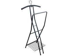 Indossatore Servomuto In Metallo Con Stelo 47x42x113 Cm Fadi Nero