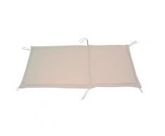 Cuscino Per Poltrona Da Giardino 94x41cm Bauer Summer Ecrù