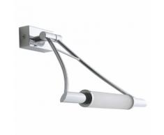 Applique Metallo Cromato Diffusori Vetro Lampada Sopra Specchio Bagno R7s Intec I-yhs7014/wb
