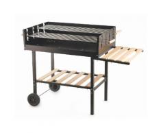Barbecue A Carbone Con 2 Griglie In Acciao Soriani Sun-day