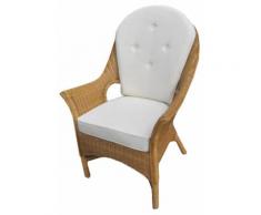 Poltrona Da Giardino In Rattan Adami Miele