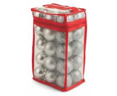 Set 30 Palline Decorative Ø6 Cm Per Albero Di Natale Soriani Argento