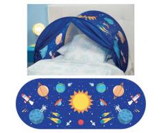 Tenda Gioco Per Letto Bambino Sleepfun Tent Pianeta Festa Blu