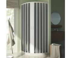 Box Doccia Semicircolare 90x90 Cm 2 Ante A Soffietto In Pvc H185 Dorini