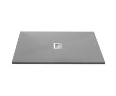 Piatto Doccia In Pietra 90x110 Cm Bonussi Ardesia Stone Central Grigio