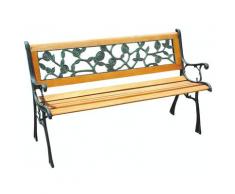 Panca Da Giardino In Ferro E Legno Soriani