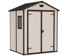 Casetta Da Giardino Porta Attrezzi 185x152x226 Cm In Resina Keter Manor 6x5 Beige