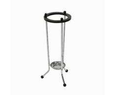 Portaombrelli In Acciaio ø26h66cm Adami Cromato E Nero