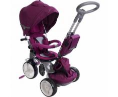 Triciclo Passeggino Seggiolino Reversibile 6in1 Happy Kids Viola