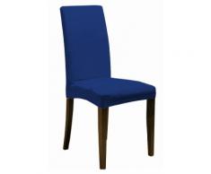 Set 2 Coprisedie Elasticizzati In Poliestere Fazzi Blu Elettrico