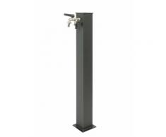 Fontana Da Giardino Con Doppio Rubinetto Belfer 42qrr Grigio Antracite