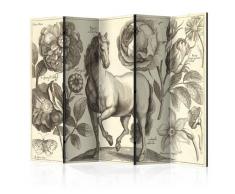 Paravento 5 Pannelli - Horse Ii 225x172cm Erroi