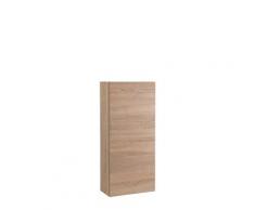 Pensile Da Bagno 1 Anta Push 35x18x78,2 Cm In Legno Tft Ibiza Tabacco Chiaro