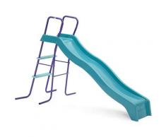 Scivolo Per Bambini Da Giardino 186x80x120 Cm In Metallo