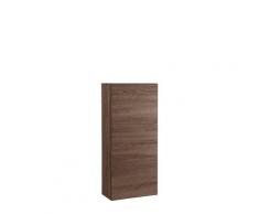 Pensile Da Bagno 1 Anta Push 35x18x78,2 Cm In Legno Tft Ibiza Tabacco Scuro