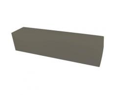 Panca In Ecopelle 180x42x44 Cm Avalli Tortora