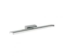 Applique Alluminio Cromato Diffusore Acrilico Lampada Da Bagno Led 8 Watt Luce Calda Intec Led-w-antares/8w Cr