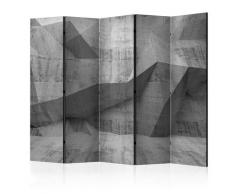 Paravento 5 Pannelli - Concrete Geometry Ii 225x172cm Erroi