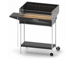 Barbecue A Carbone Carbonella E Legno Con Griglia Inox Famur Bk 5
