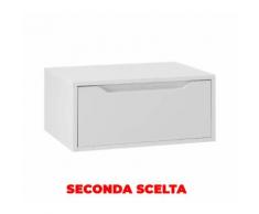 Mobile Bagno Sospeso 60 Cm In Legno Tft Belsk Bianco Opaco Seconda Scelta