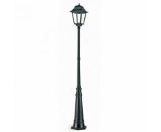 Lampada Palo Alto Per Giardino Colore Nero Per Esterno Linea Maxi Quadrata Livos