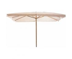 Ombrellone Da Giardino In Legno 2x3m Bauer Bianco