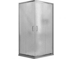 Box Doccia Angolare 70x120 Cm 2 Ante Scorrevoli In Cristallo Opaco 6mm H198 Fosterberg Dragor