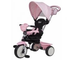 Passeggino Triciclo Per Bambini Passeggino Comfort 4 In 1 Happy Kids Rosa