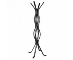Appendiabiti A Stelo In Legno 4 Braccia 60x60h178cm Adami Ondulato Nero