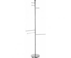 Piantana Porta Asciugamani Altezza 177cm Con 6 Bracci Cromati