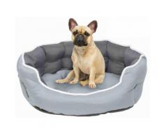 Cuccia Per Cani E Gatti 75x65x20cm Fazzi Grigio Chiaro/grigio Scuro