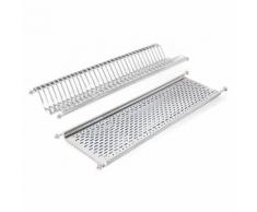 Scolapiatti Colapiatti Per Mobile Cucina 90 Cm In Acciaio Inox Con Raccogligoccia Emuca