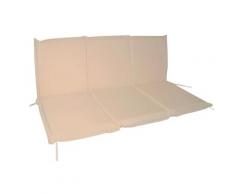 Cuscino Per Panca E Divano 3 Posti Da Giardino 92x152cm Bauer Summer Ecrù