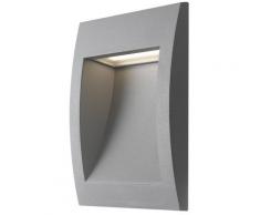 Faretto Calpestabile Alluminio Nikel Pavimento Rialzato Segnapassi Led 3 Watt 4000 K Intec Inc-lykan-q140