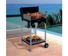 Barbecue A Legna Con Griglia In Acciaio Famur Bk 6 Eco
