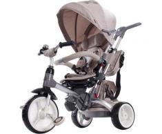 Triciclo Passeggino Seggiolino Reversibile 6in1 Happy Kids Avorio