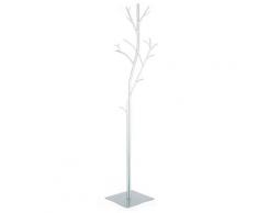 Appendiabiti Da Terra 33x33x180 Cm In Ferro Battuto Vasconi Platano Argento