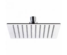 Soffione Doccia Quadrato 20x20cm In Acciaio Inox Mariani Cromato