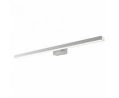 Applique Sopra Specchio Alluminio Bianco Lampada Bagno Led 17 Watt Luce Naturale Intec Led-w-lancer